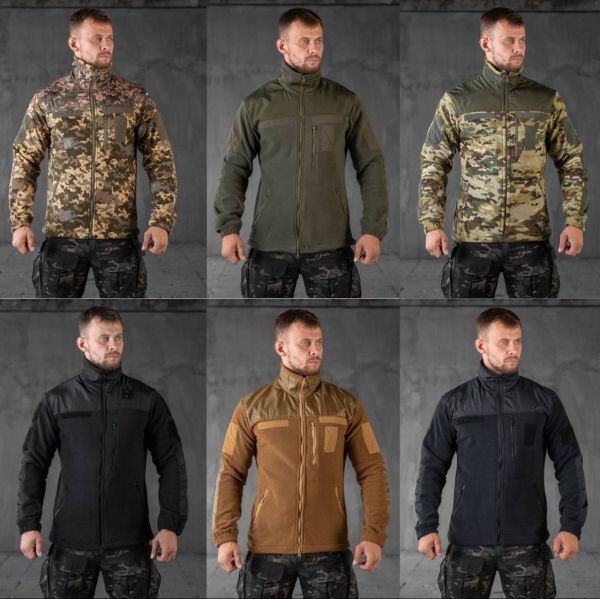 Кофта фліс з плащ вставкою Polartec®