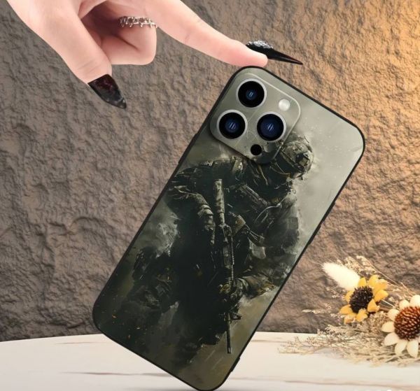 Чохол для мобільного телефону iPhone 16, 16 Pro, 16 Pro Max та 15, 15 Pro, 15 Pro Max з силіконовими протиударними вертикальними смужками та стильним захисним чохлом