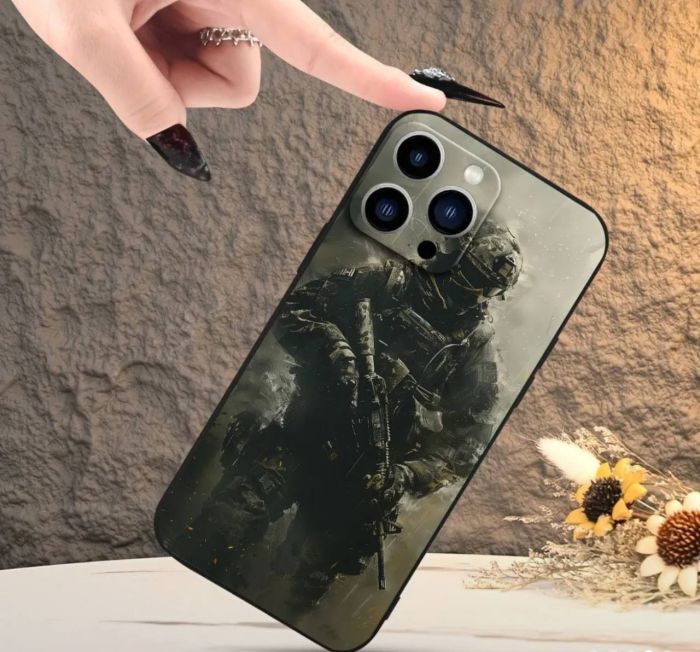 Чохол для мобільного телефону iPhone 16, 16 Pro, 16 Pro Max та 15, 15 Pro, 15 Pro Max з силіконовими протиударними вертикальними смужками та стильним захисним чохлом