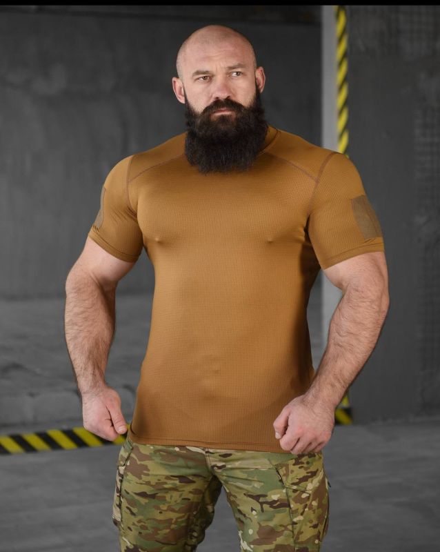 Футболка Cool max з шевроном Розміри: S-3ХЛ