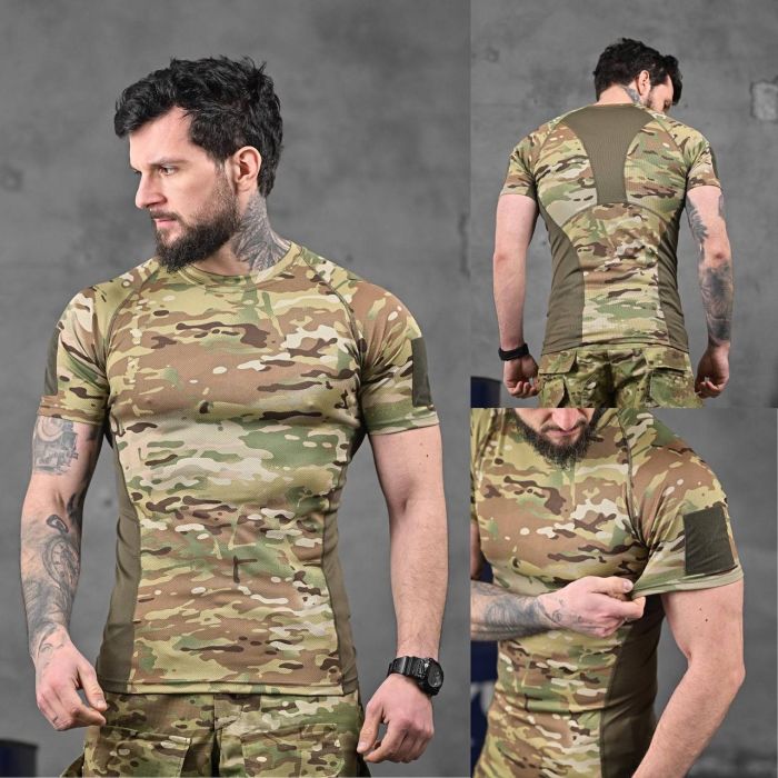 Футболка Cool max з шевроном Розміри: S-3XL