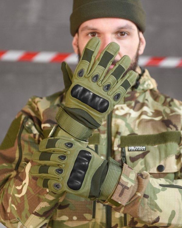 Повнопалі рукавиці Колір: олива, койот, чорні