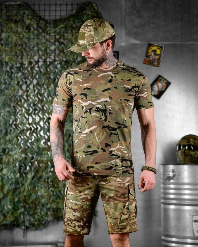 Літній костюм Шорти/ футболка/ бейсболка Розміри: M-2xl