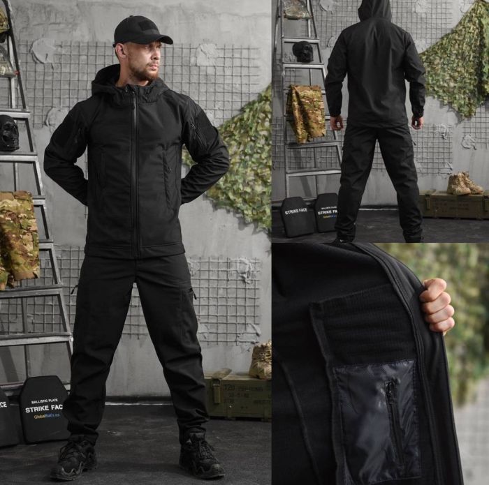 Костюм SoftShell Колір: Мультикам, ЗСУ, Чорний, Синій